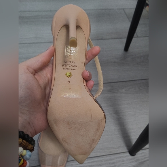 Stuart Weitzman Nude Heels - Picture 3 of 5
